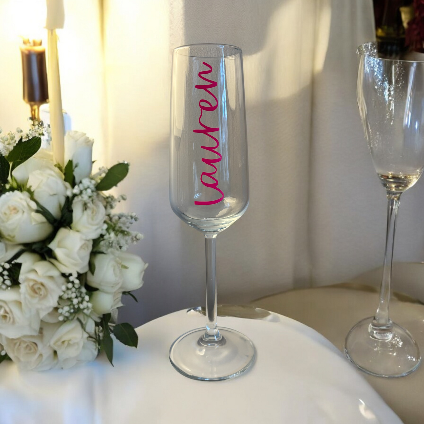 Personalised Champagne Flute