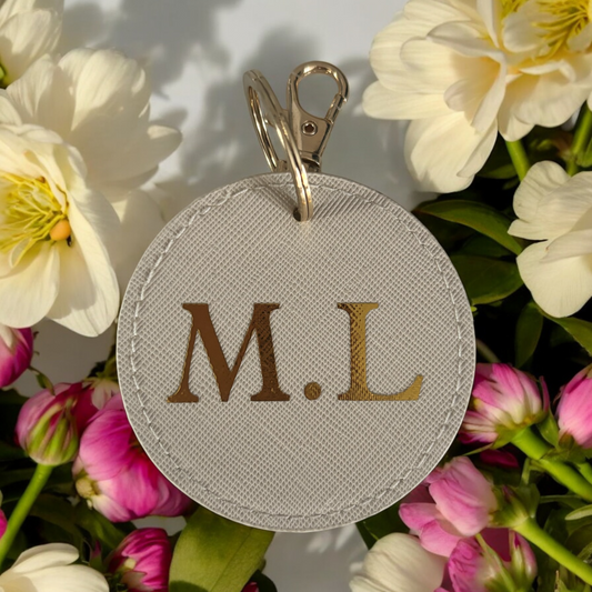 Personalised Initial Keyclip