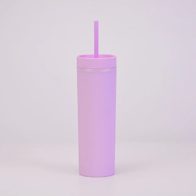 Skinny Tumbler Scroll Design